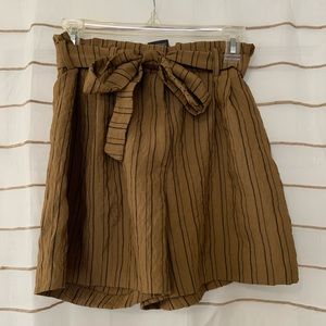 Brown High waisted shorts